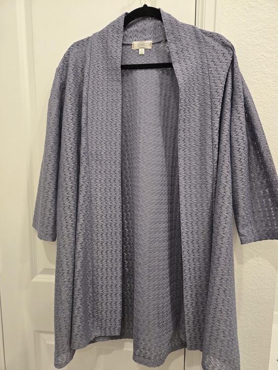 Shannon Ford New York Other - Light Lavender Open-Front Knit Robe Cardigan 2X Pre Owned,excellent Condition.